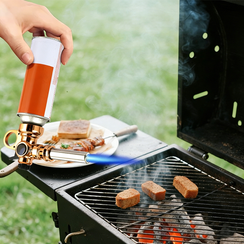 Cabezal de Soplete de Butano Profesional con Encendido Automático