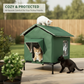 Caseta elevada para gatos para exterior, apta para cualquier clima