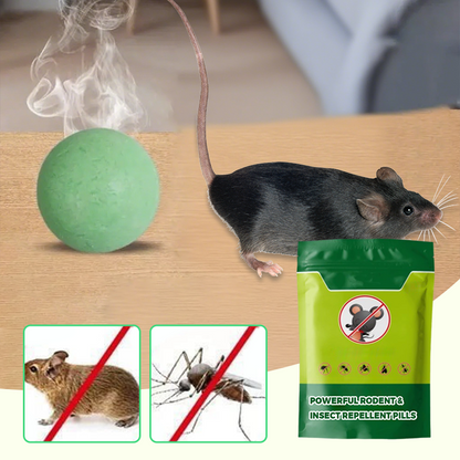 Pastillas Repelentes Poderosas de Roedores e Insectos