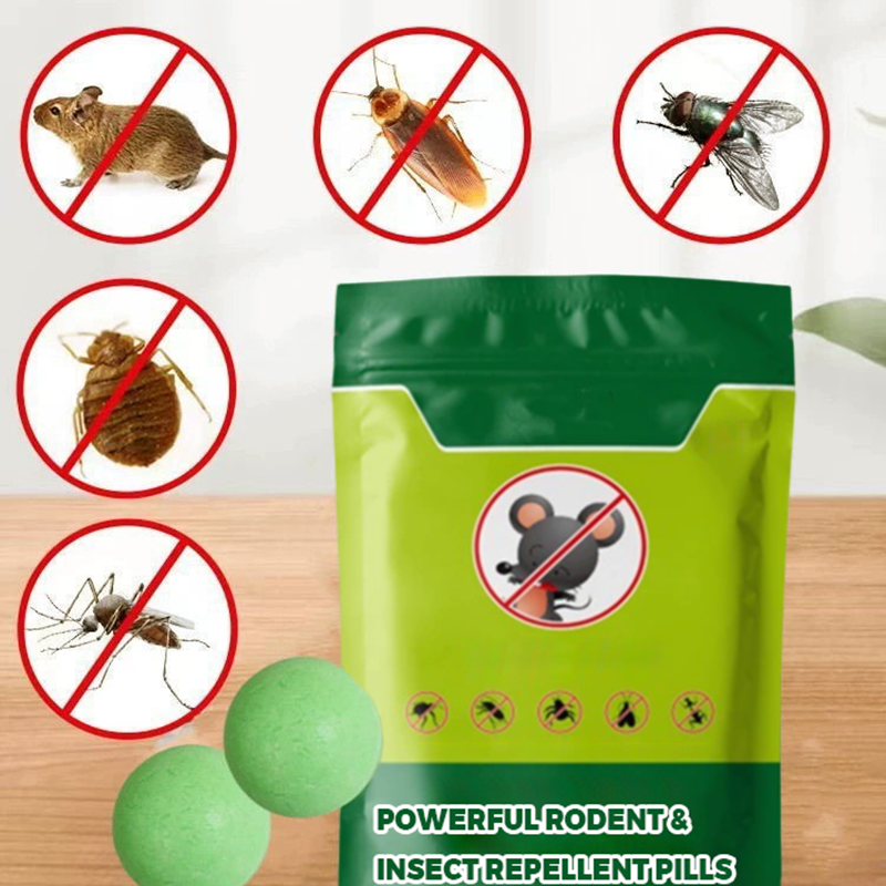 Pastillas Repelentes Poderosas de Roedores e Insectos