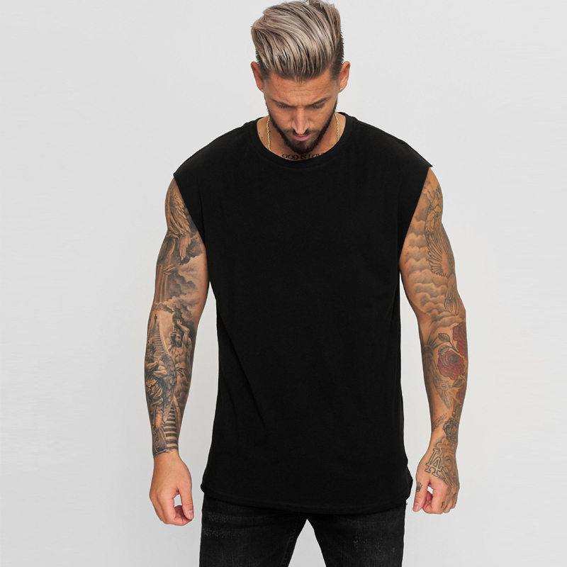 Playera sin Mangas para Hombre para Gimnasio y Entrenamiento