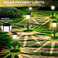 Lámparas solares impermeables para caminos, para exteriores - Pack de 2 unidades