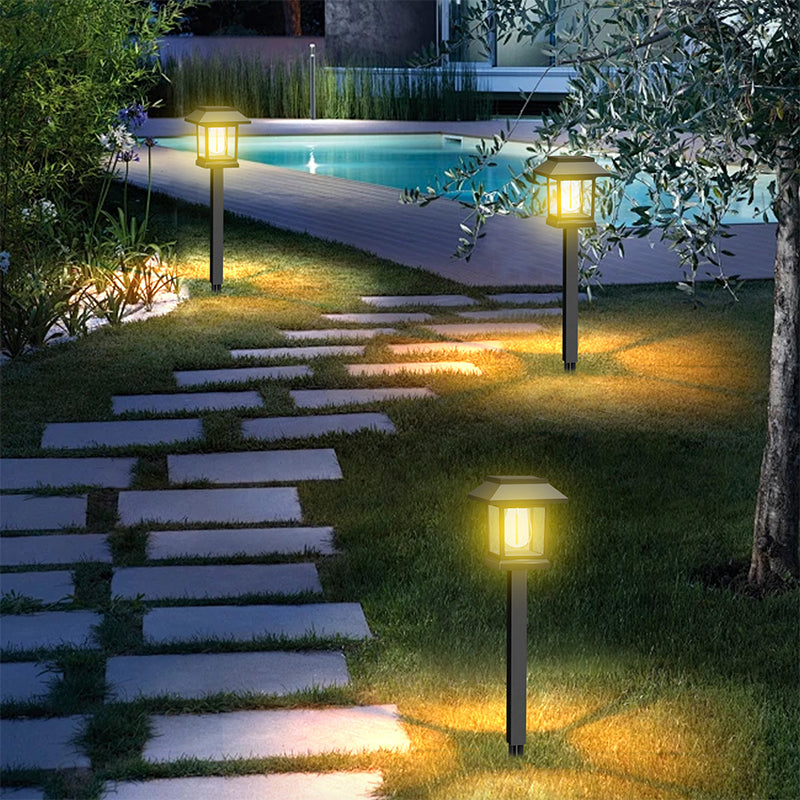 Lámparas solares impermeables para caminos, para exteriores - Pack de 2 unidades