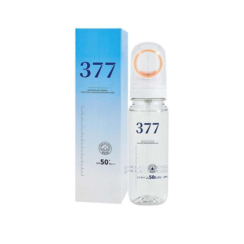 Spray solar blanqueador y antiarrugas con SPF 50+