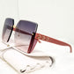 Gafas de Sol de Moda para Mujer | Sin Montura y Brillante