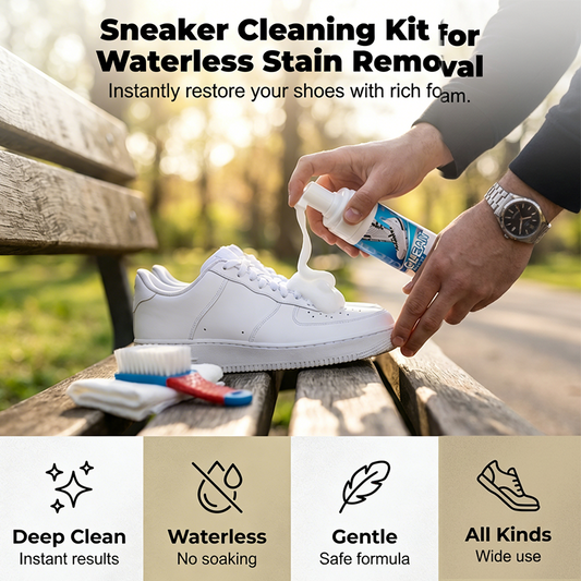 Kit de 3 Piezas para Limpiar Tenis con Espuma sin Agua