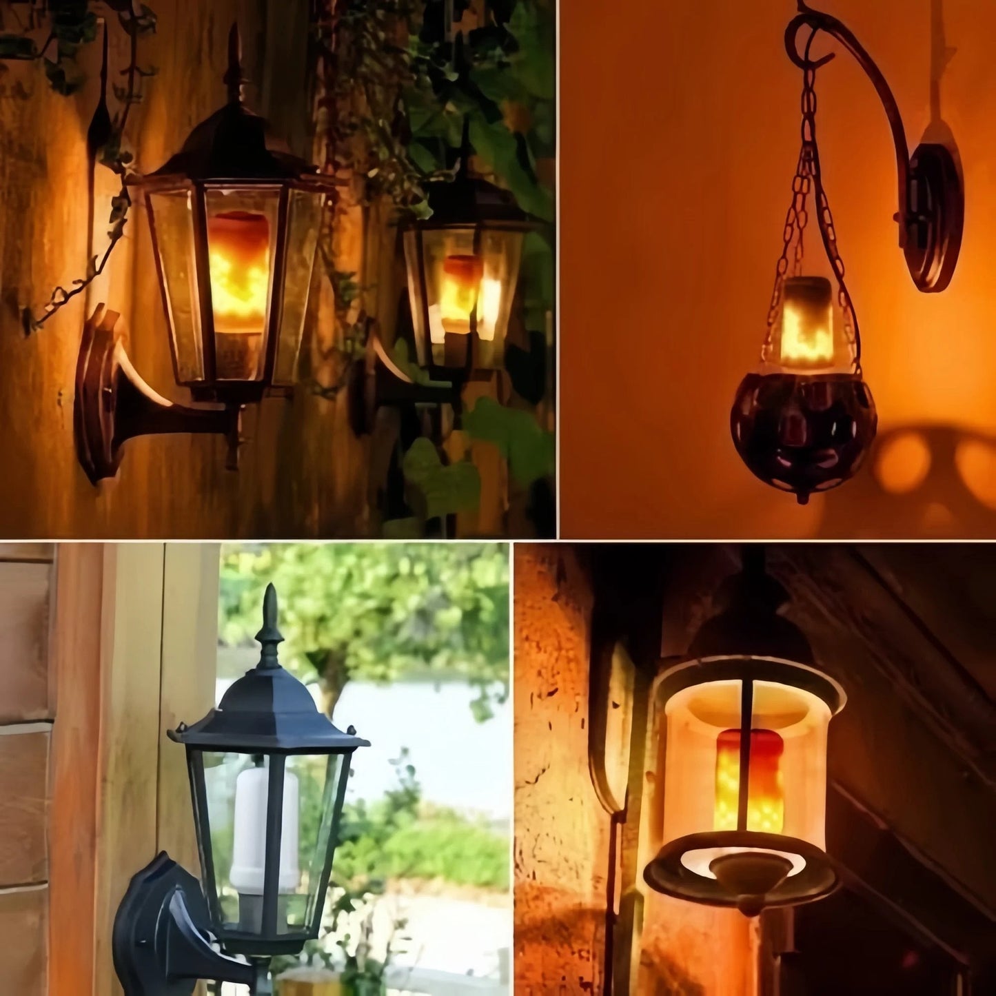 Bombilla LED con Efecto Llama, Bombilla para Crear un Ambiente Cálido