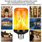 Bombilla LED con Efecto Llama, Bombilla para Crear un Ambiente Cálido