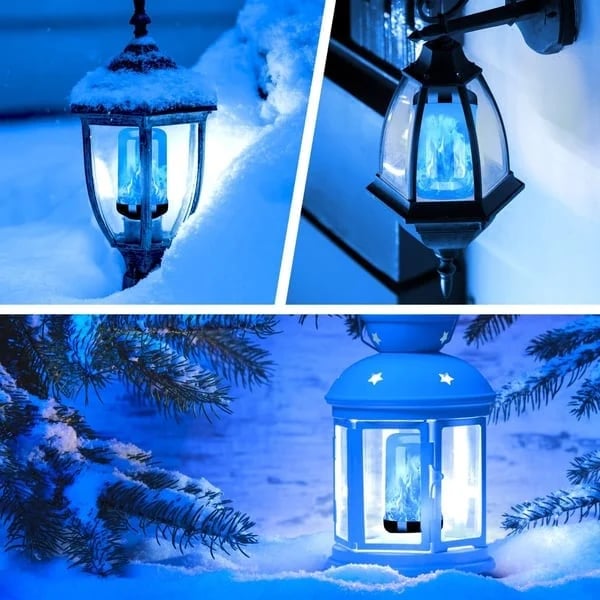 Bombilla LED con Efecto Llama, Bombilla para Crear un Ambiente Cálido