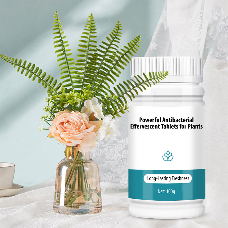 Potentes Tabletas Efervescentes Antibacterianas para Flores