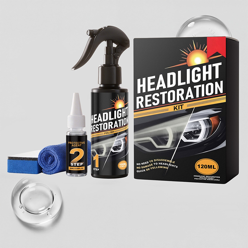 Kit profesional de limpieza y restauración de faros