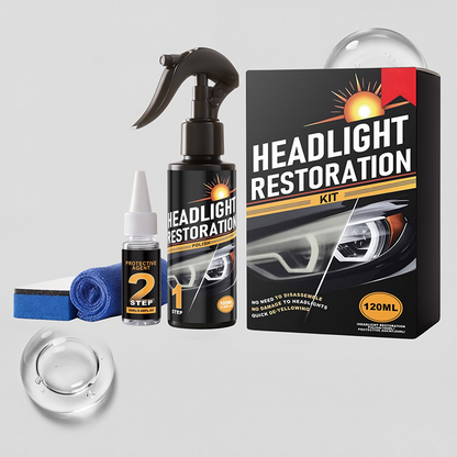 Kit profesional de limpieza y restauración de faros