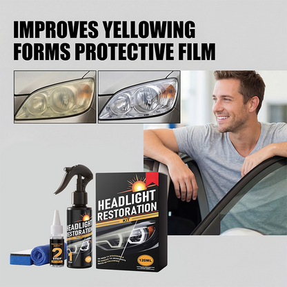 Kit profesional de limpieza y restauración de faros