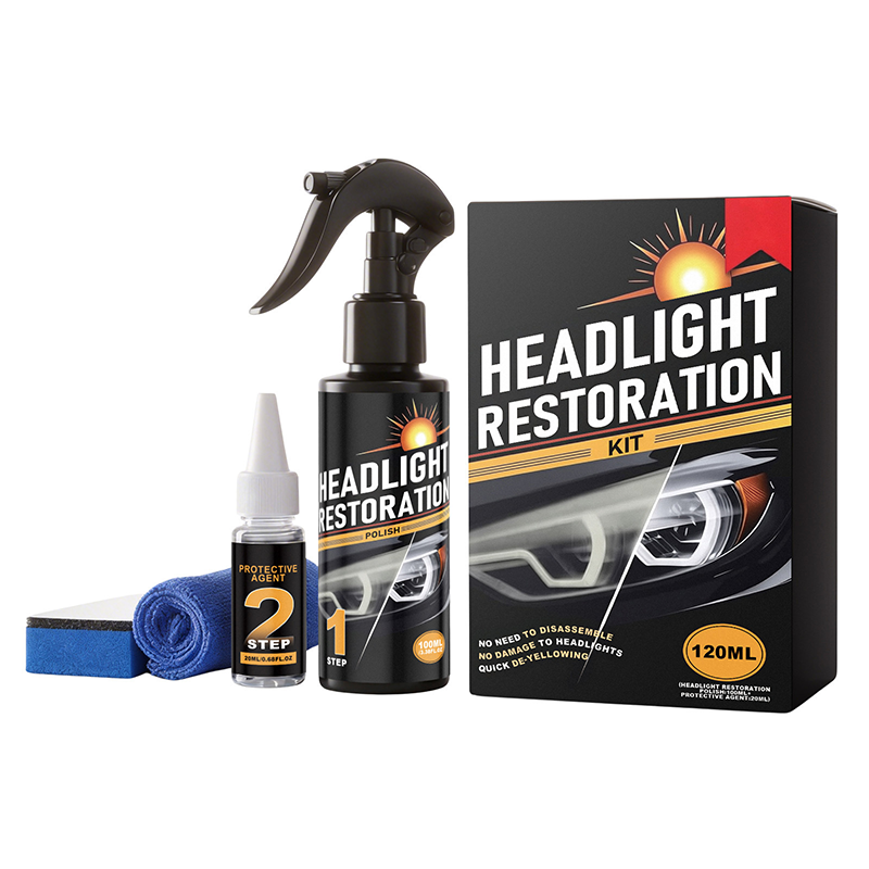 Kit profesional de limpieza y restauración de faros