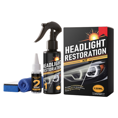 Kit profesional de limpieza y restauración de faros