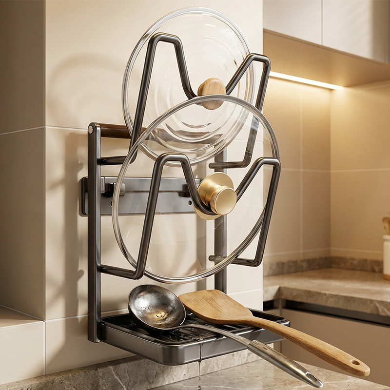 Organizador de Tapas de Olla y Tablas de Cortar para Cocina