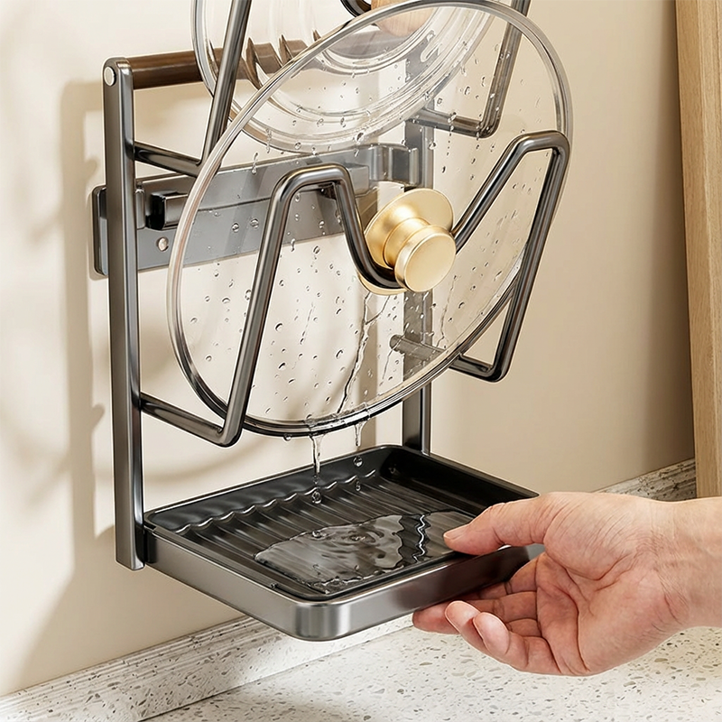 Organizador de Tapas de Olla y Tablas de Cortar para Cocina