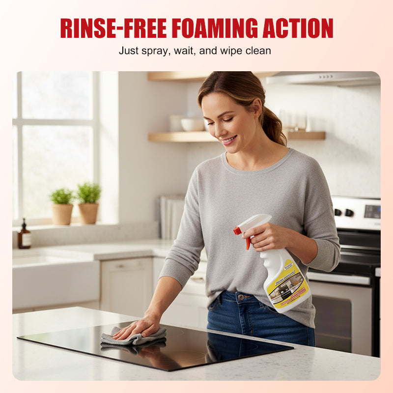 🧼 Potente desengrasante de cocina: rocía, limpia y da brillo. ¡No necesita enjuague! 🍳✨ Eficaz contra la grasa, suave con las superficies: el nuevo mejor amigo de tu cocina. 💪🧽