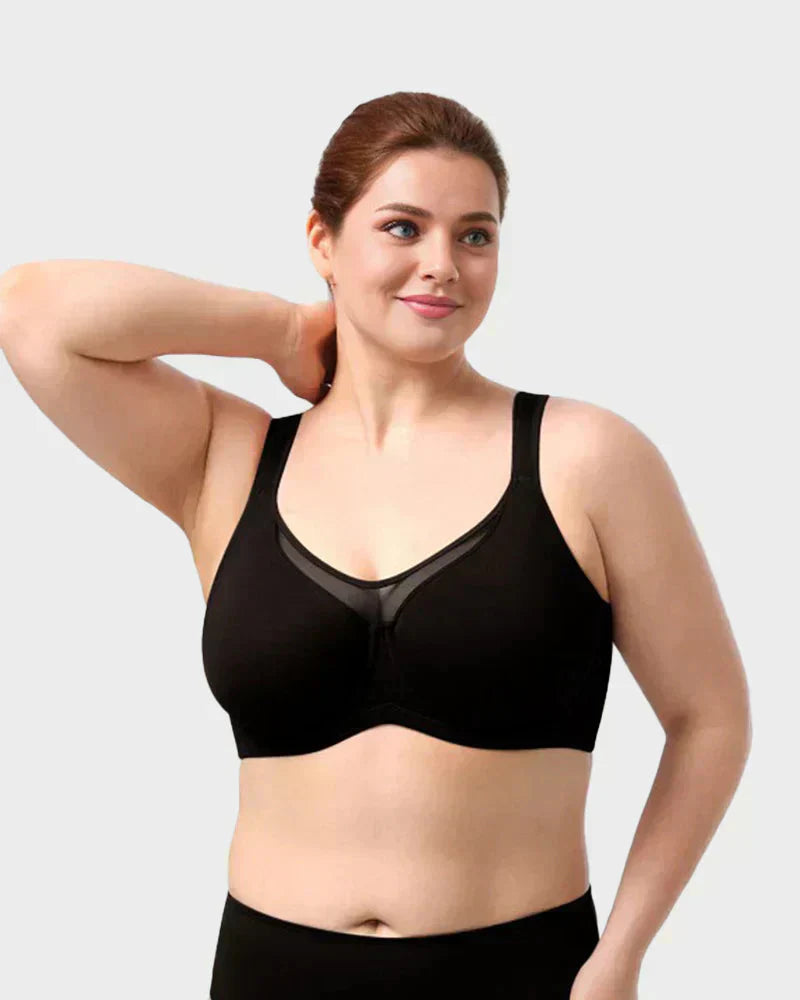 🏆 ¡Precio especial de último día: 9,99 £! 💐 Sujetador elegante, transparente y de cobertura total para mujer, tallas grandes.