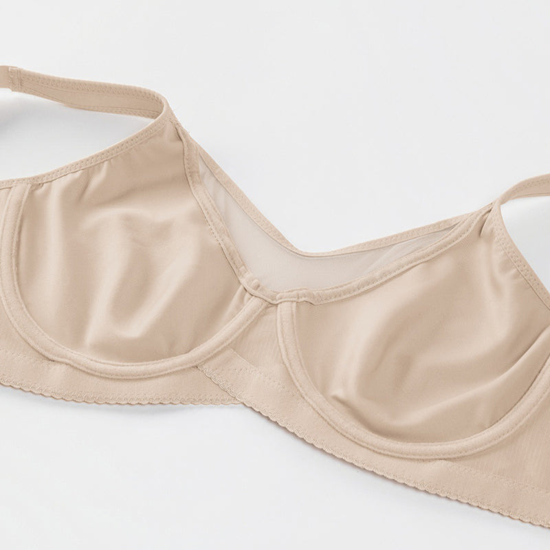 🏆 ¡Precio especial de último día: 9,99 £! 💐 Sujetador elegante, transparente y de cobertura total para mujer, tallas grandes.