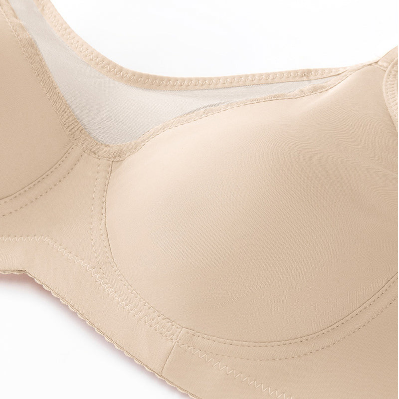 🏆 ¡Precio especial de último día: 9,99 £! 💐 Sujetador elegante, transparente y de cobertura total para mujer, tallas grandes.