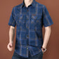 Camisa casual de manga corta de algodón para hombre