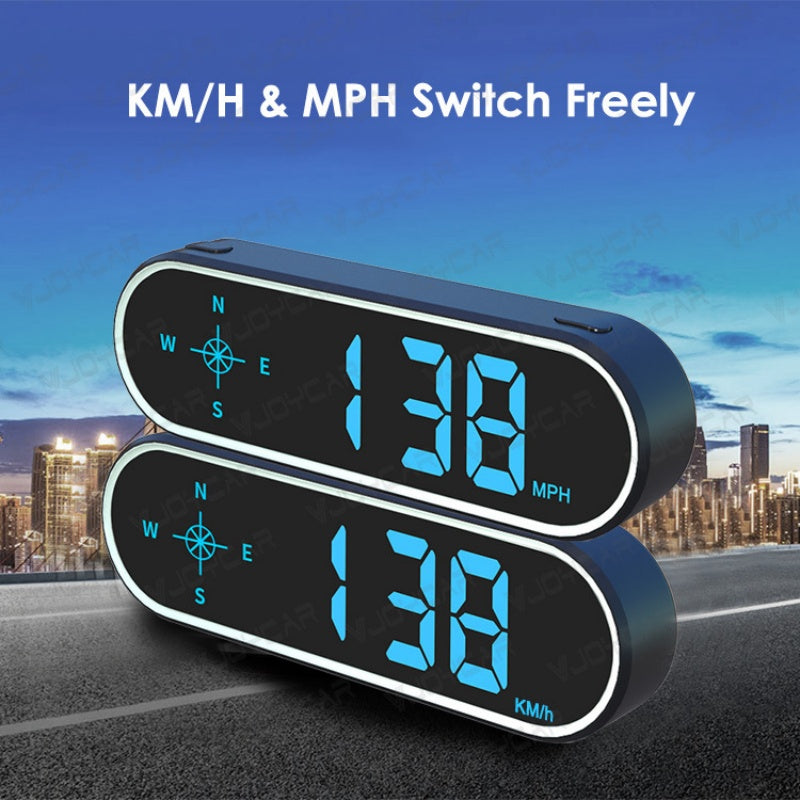 Velocímetro Digital para Carro con Brújula GPS Multifunción