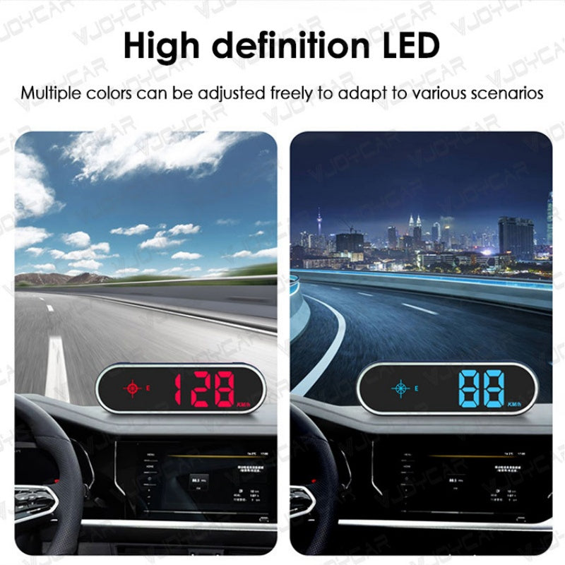 Velocímetro Digital para Carro con Brújula GPS Multifunción