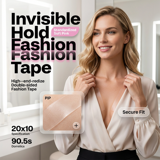 Cinta Adhesiva Invisible Doble Cara para Ropa y Piel