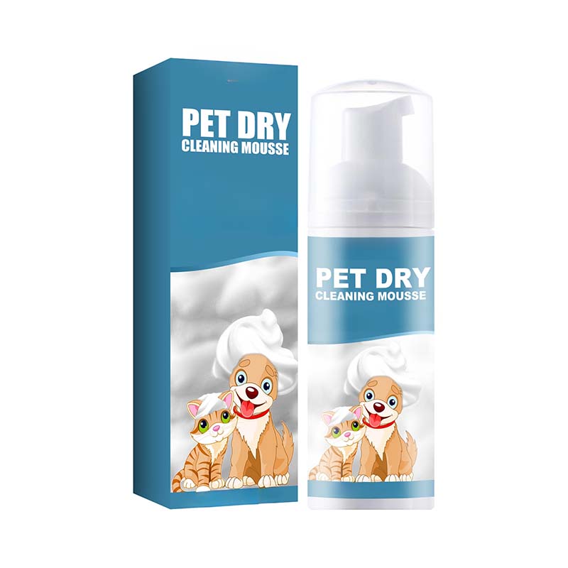 Shampoo en Espuma para Baño en Seco para Perros y Gatos
