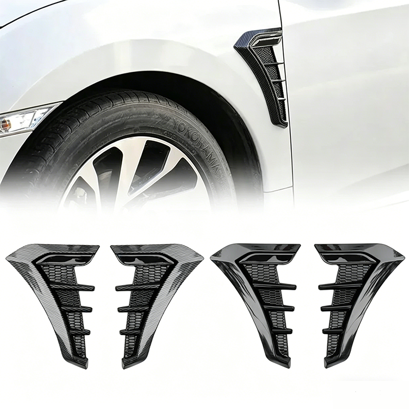 Rejillas Decorativas para Salpicadera de Auto - Sticker Universal Estilo Deportivo