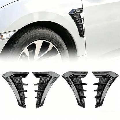 Rejillas Decorativas para Salpicadera de Auto - Sticker Universal Estilo Deportivo