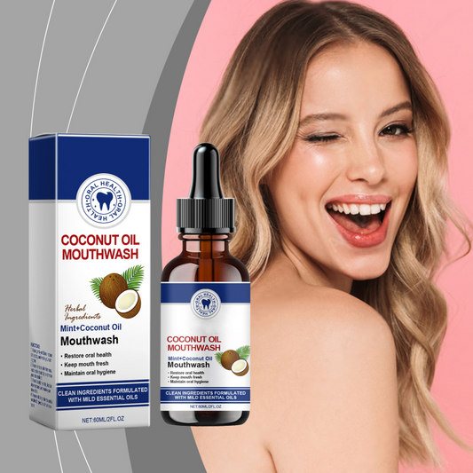 Enjuague Bucal Natural Concentrado con Aceite de Coco y Menta