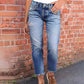 Jeans Rotos de Mujer Corte Slim Fit a la Moda