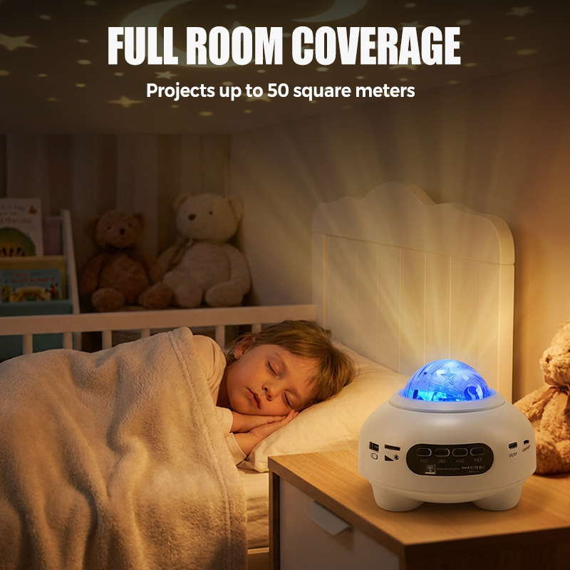Proyector de Estrellas y Aurora Boreal con Bocina Bluetooth