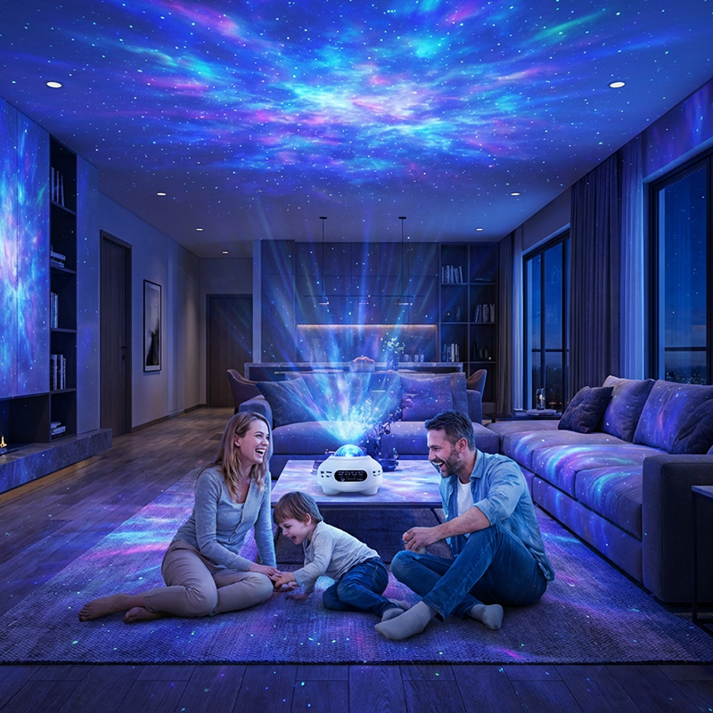 Proyector de Estrellas y Aurora Boreal con Bocina Bluetooth