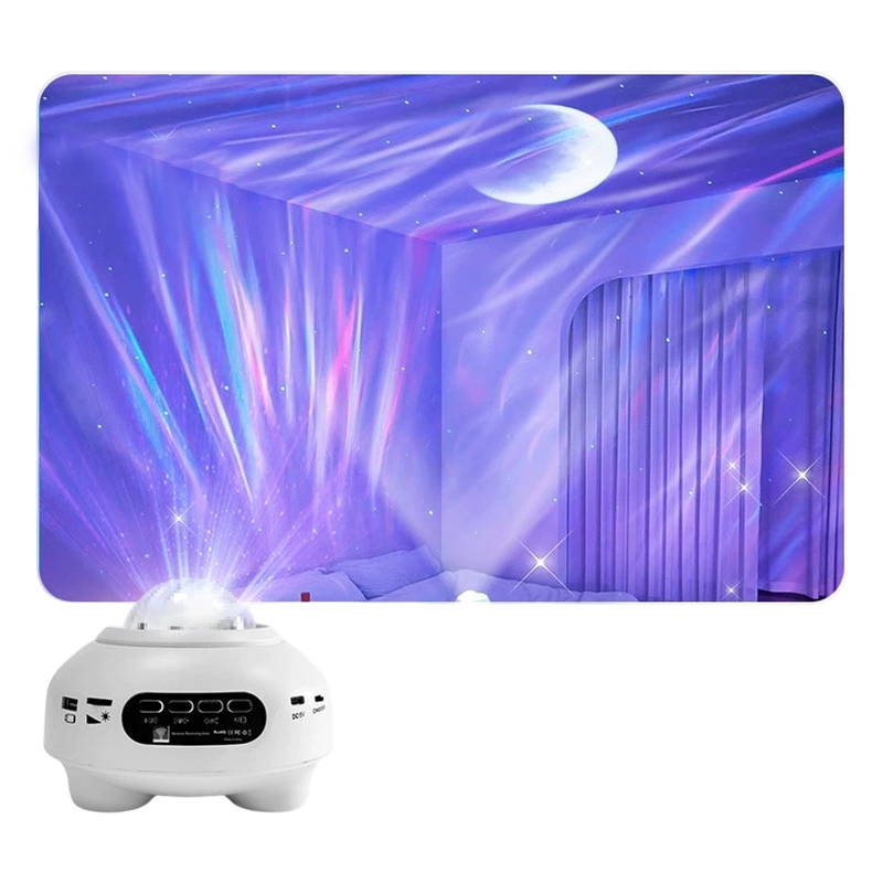 Proyector de Estrellas y Aurora Boreal con Bocina Bluetooth