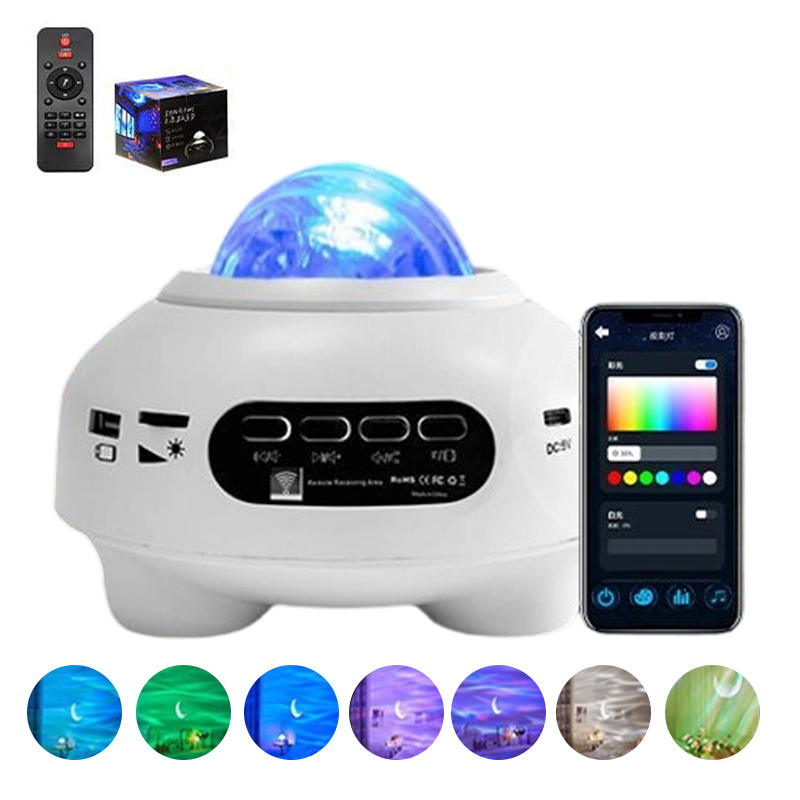 Proyector de Estrellas y Aurora Boreal con Bocina Bluetooth