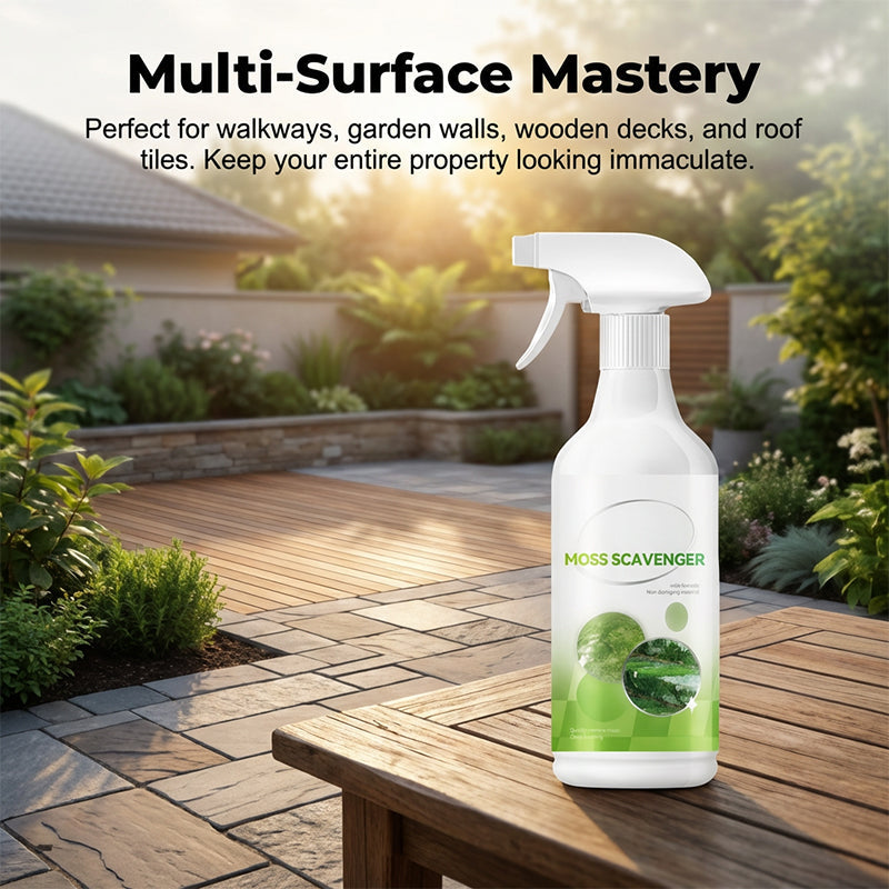 Spray para eliminar musgo y algas en exteriores