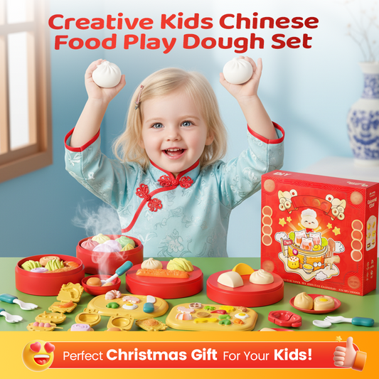 Kit de Plastilina para Crear Comida China - Juguete Creativo para Niños