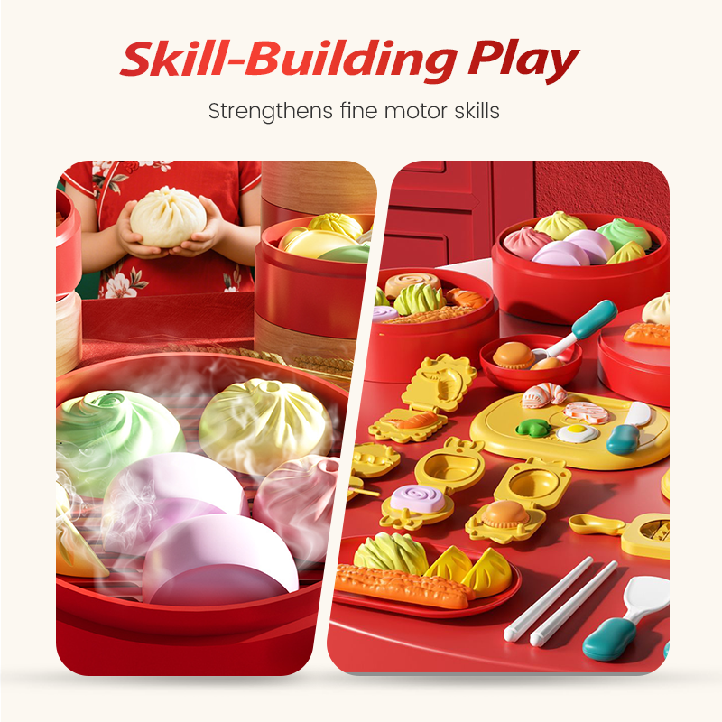 Kit de Plastilina para Crear Comida China - Juguete Creativo para Niños