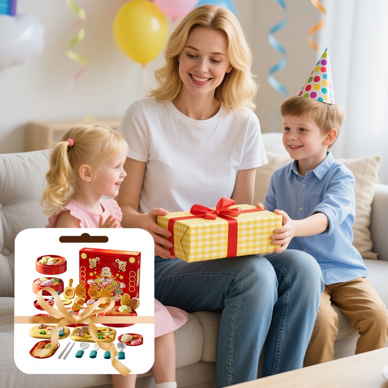 Kit de Plastilina para Crear Comida China - Juguete Creativo para Niños