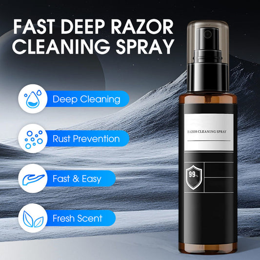 🔥Imprescindible para todos los hombres en 2025🎁 Spray de limpieza rápida y profunda para afeitadoras