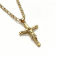 Collar con Dije de Crucifijo para Hombre y Mujer, Cadena de Fe