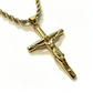 Collar con Dije de Crucifijo para Hombre y Mujer, Cadena de Fe