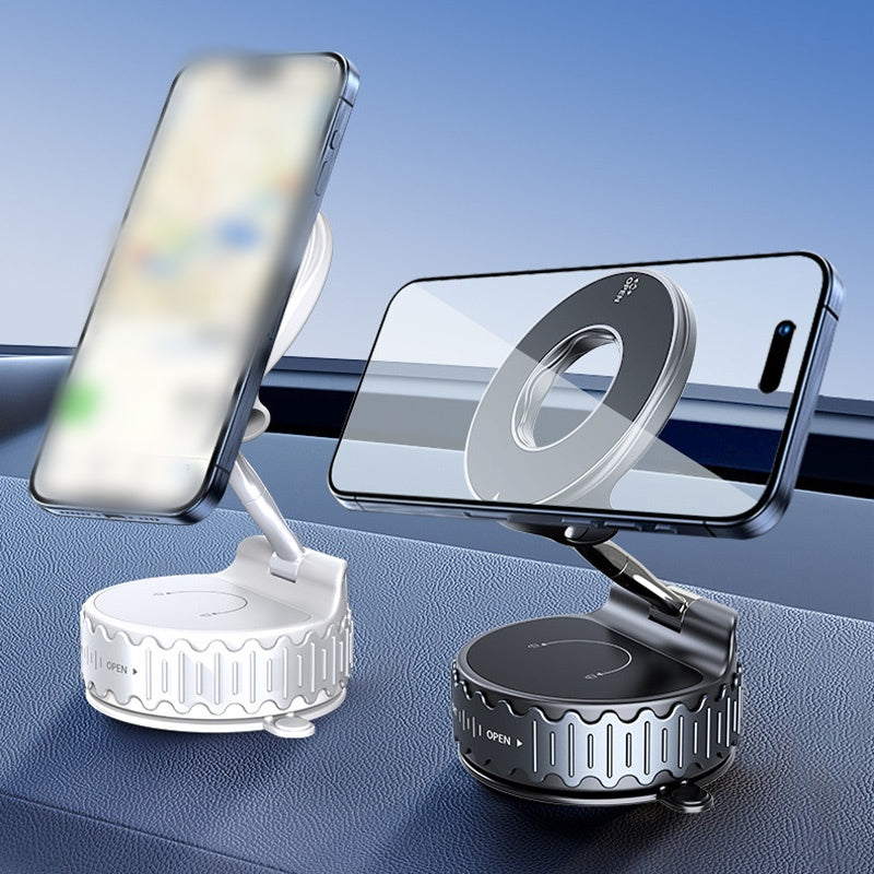 Soporte Plegable de Aleación para Celular con Ventosa Fuerte para Auto