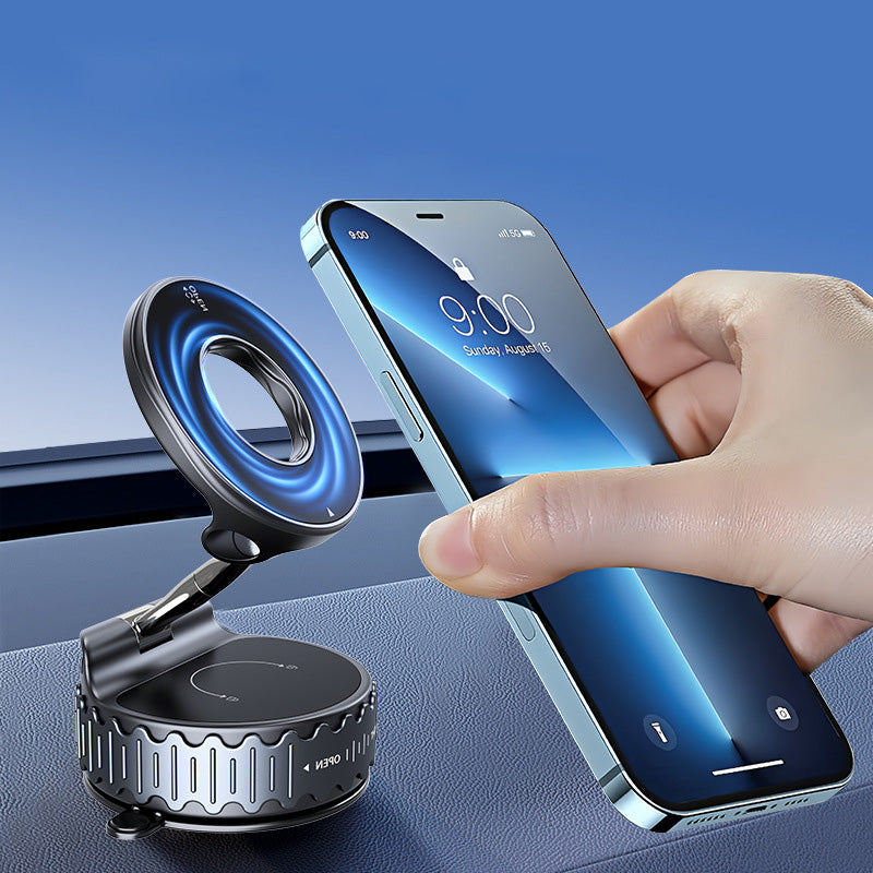 Soporte Plegable de Aleación para Celular con Ventosa Fuerte para Auto