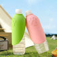 Botella de Agua para Perro Plegable de Silicona, Bebedero Portátil de Viaje