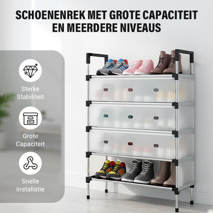 Zapatera Organizador de Zapatos Multinivel de Gran Capacidad