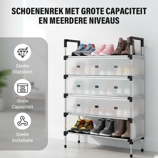 Zapatera Organizador de Zapatos Multinivel de Gran Capacidad